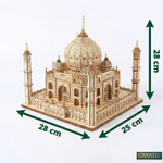 Le Taj Mahal - Puzzle 3D Bois & Merveille de l'Inde