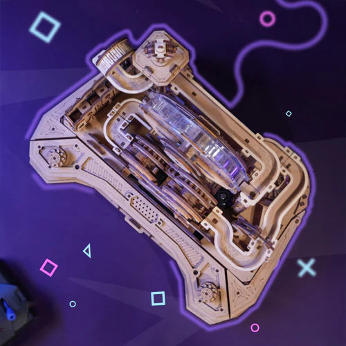 Manette de jeu de style industriel