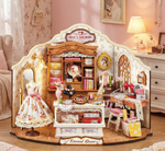 Maquette Miniature DIY Elsa's Tailoring - Studio de Couture Victorien avec Éclairage LED