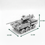 Puzzle 3D Métal - Blindé Stryker - Maquette Militaire Moderne à 8 Roues