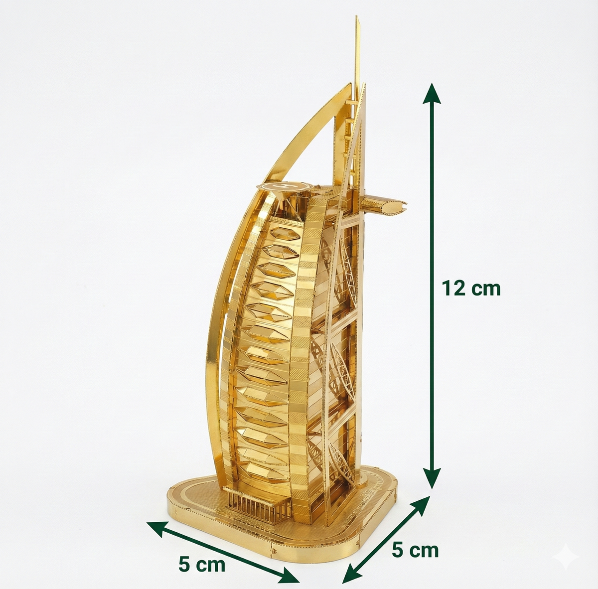 Hôtel Burj Al Arab - Puzzle 3D Métal & Architecture de Luxe
