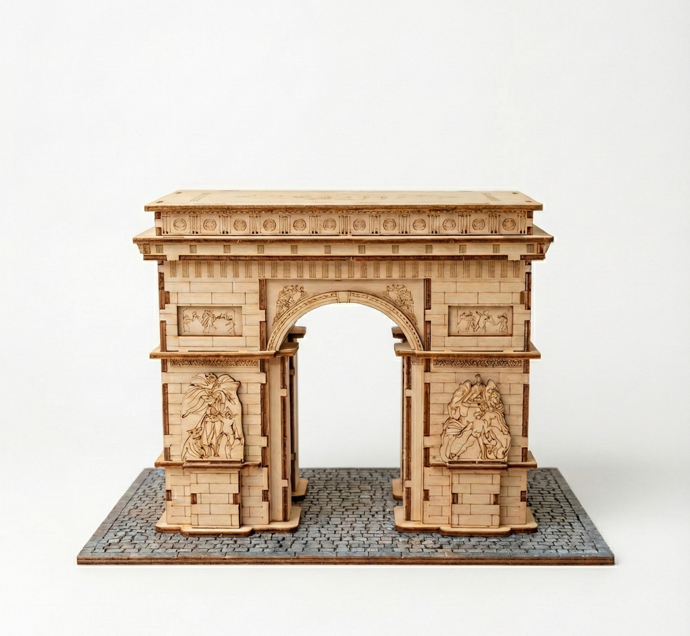 L'Arc de Triomphe - Puzzle 3D Bois & Monument Historique