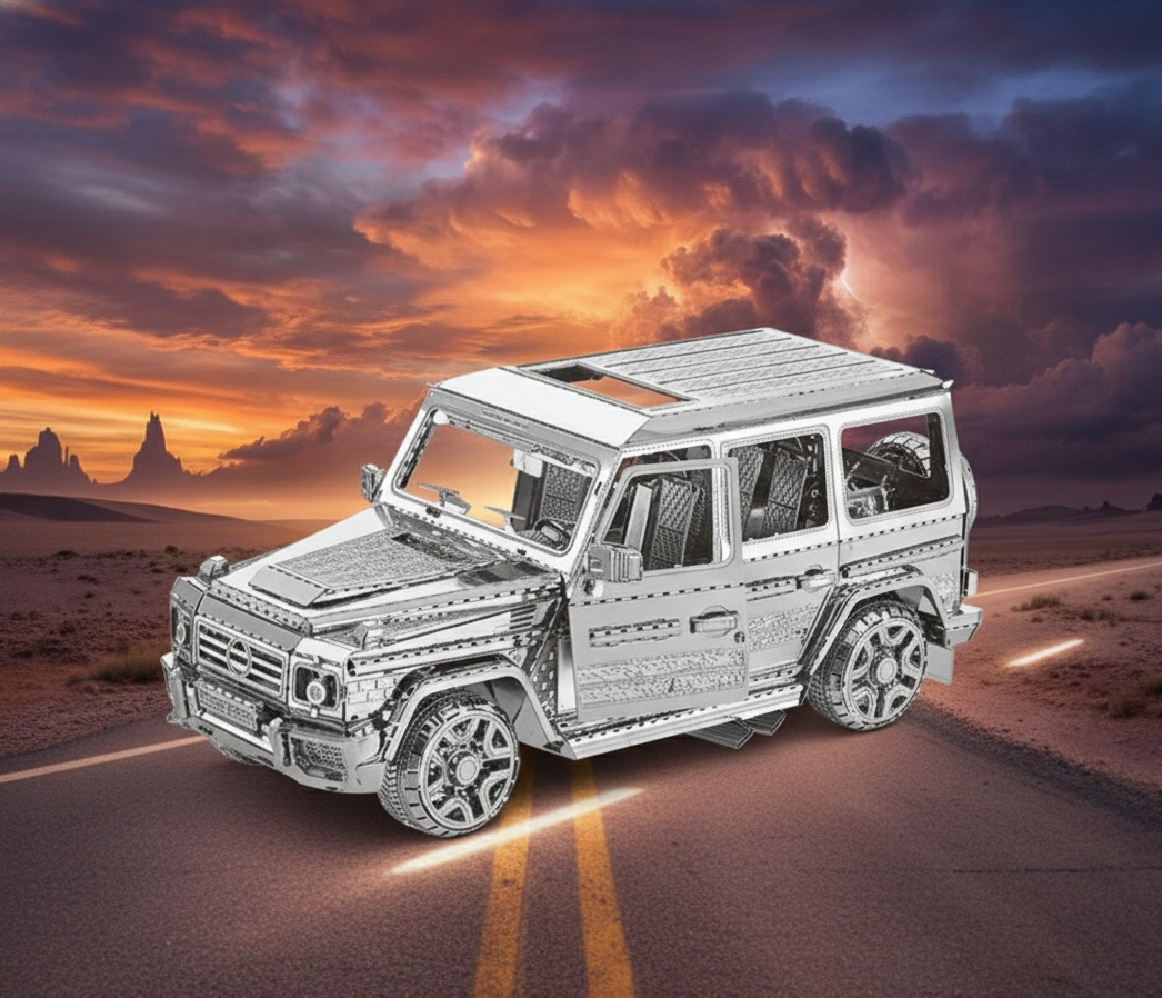 Puzzle 3D Métal - Véhicules KART - Maquette de Précision Découpe Laser