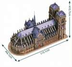 Notre-Dame de Paris - Puzzle 3D Métal & Architecture Gothique
