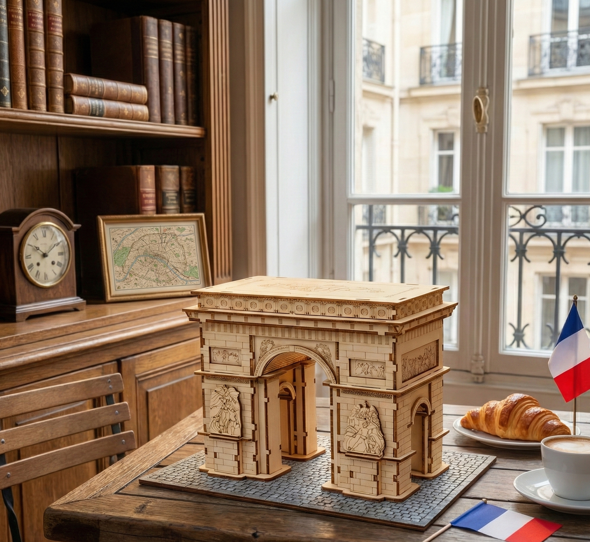 L'Arc de Triomphe - Puzzle 3D Bois & Monument Historique