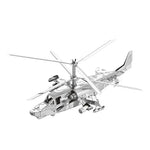 Puzzle 3D Métal - Collection Aviation de Combat - Chasseurs & Hélicoptères