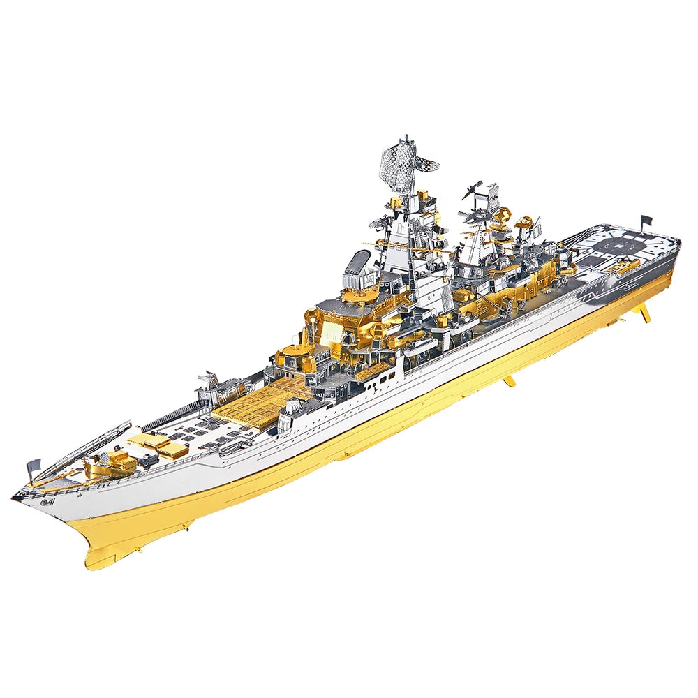 Puzzle 3D Métal - Cuirassés HMS Hood & Richelieu - Maquette Navale