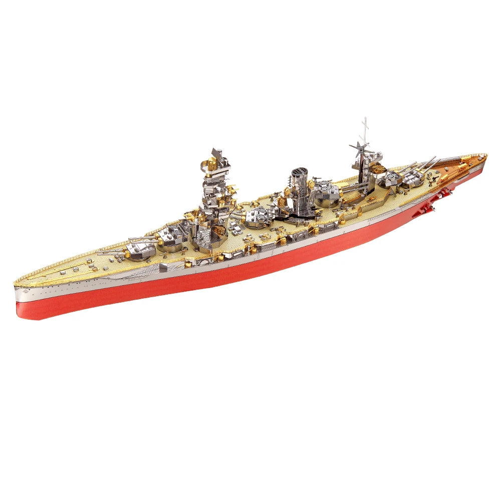 Puzzle 3D Métal - Cuirassés HMS Hood & Richelieu - Maquette Navale