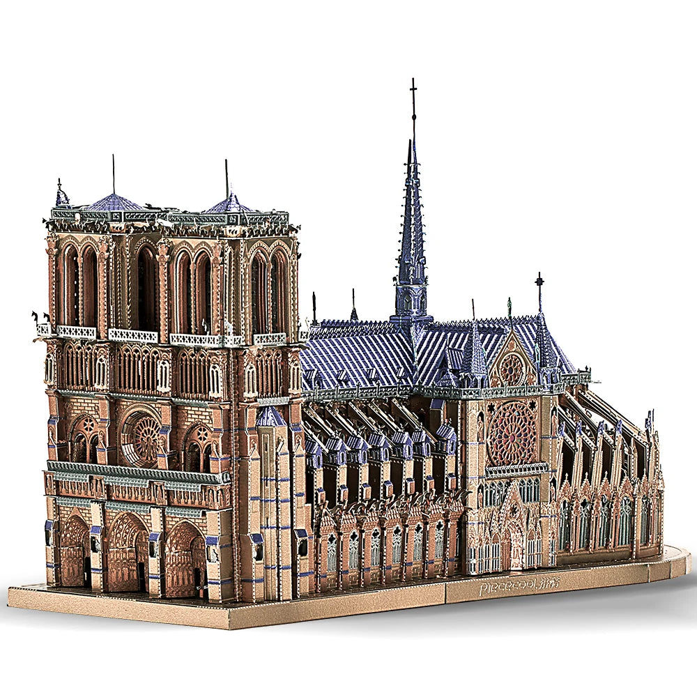 Notre-Dame de Paris - Puzzle 3D Métal & Architecture Gothique