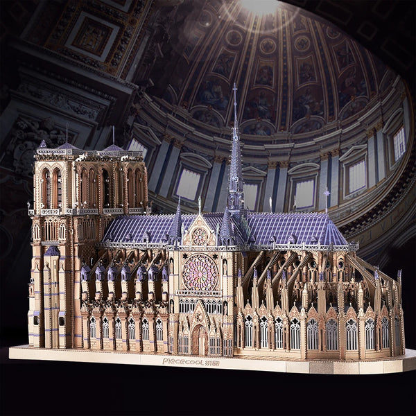 Notre-Dame de Paris - Puzzle 3D Métal & Architecture Gothique
