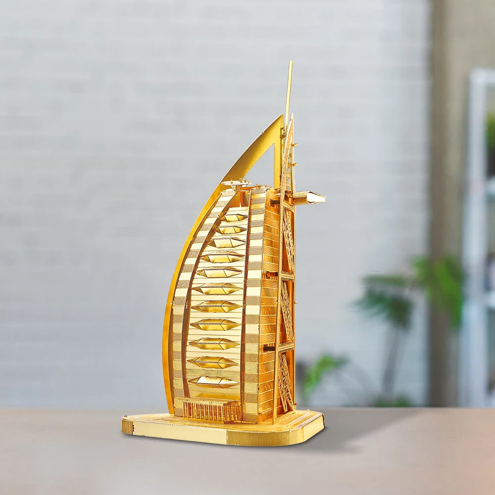 Hôtel Burj Al Arab - Puzzle 3D Métal & Architecture de Luxe