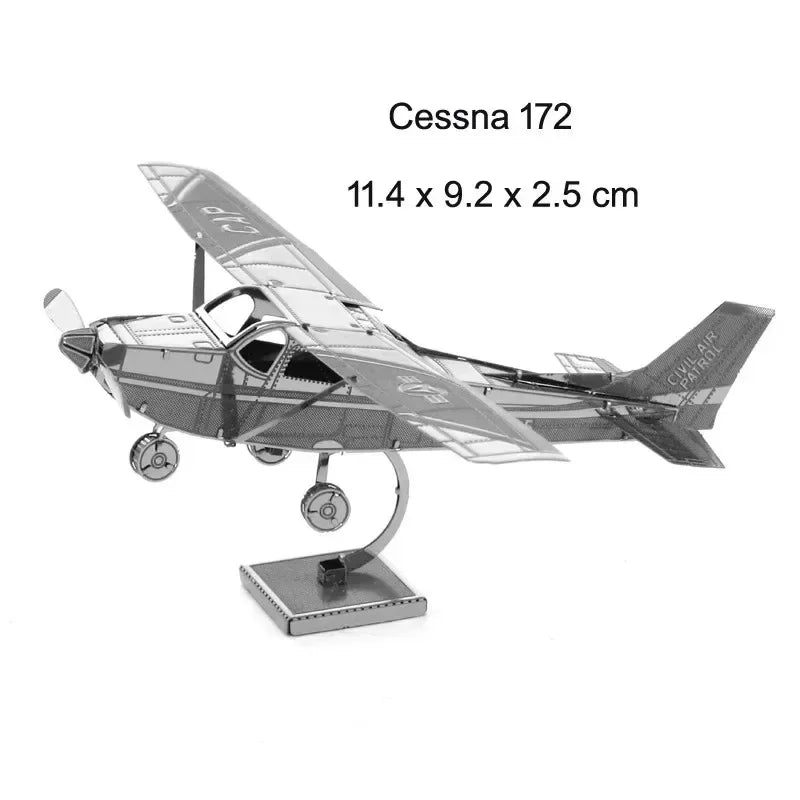 Puzzle 3D Métal - Collection Aviation de Combat - Chasseurs & Hélicoptères