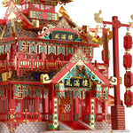Le Restaurant Chinois Impérial - Puzzle 3D Métal & Architecture Dorée