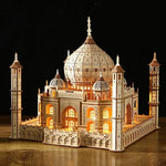 Le Taj Mahal - Puzzle 3D Bois & Merveille de l'Inde