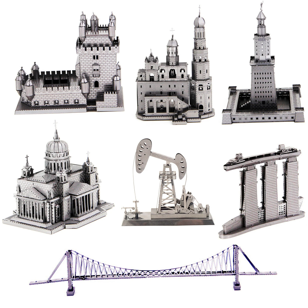 Puzzle 3D Métal - Collection Architecture & Monuments - Maquettes du Monde