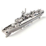 Puzzle 3D Métal - Flotte Navale Militaire - Corvette, Destroyer & Nautilus