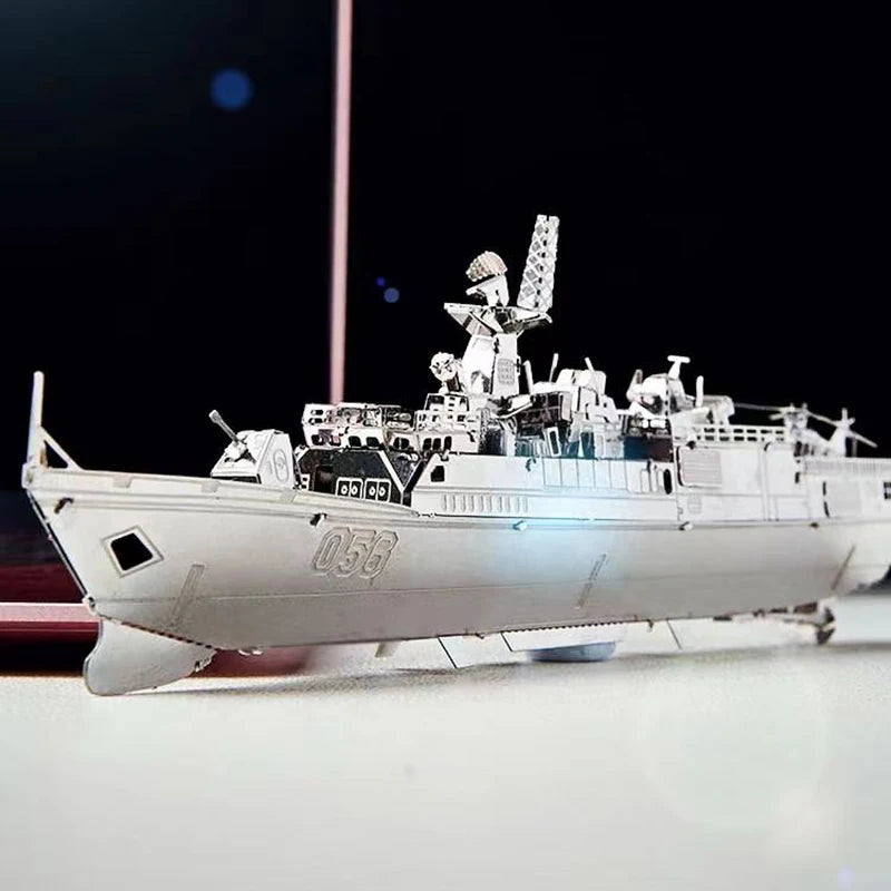 Puzzle 3D Métal - Flotte Navale Militaire - Corvette, Destroyer & Nautilus