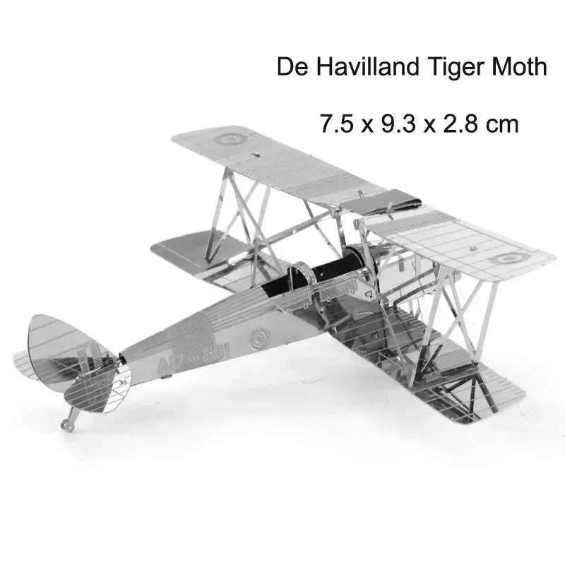 Puzzle 3D Métal - Collection Aviation de Combat - Chasseurs & Hélicoptères