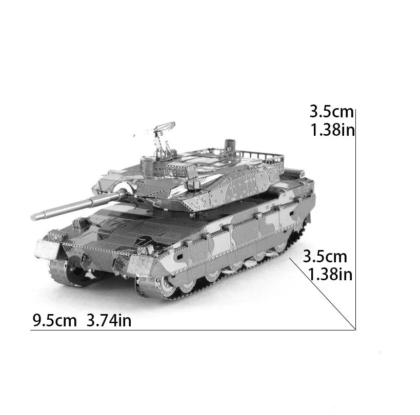 Puzzle 3D Métal - Tank Lourd T-10 - Maquette Militaire Soviétique
