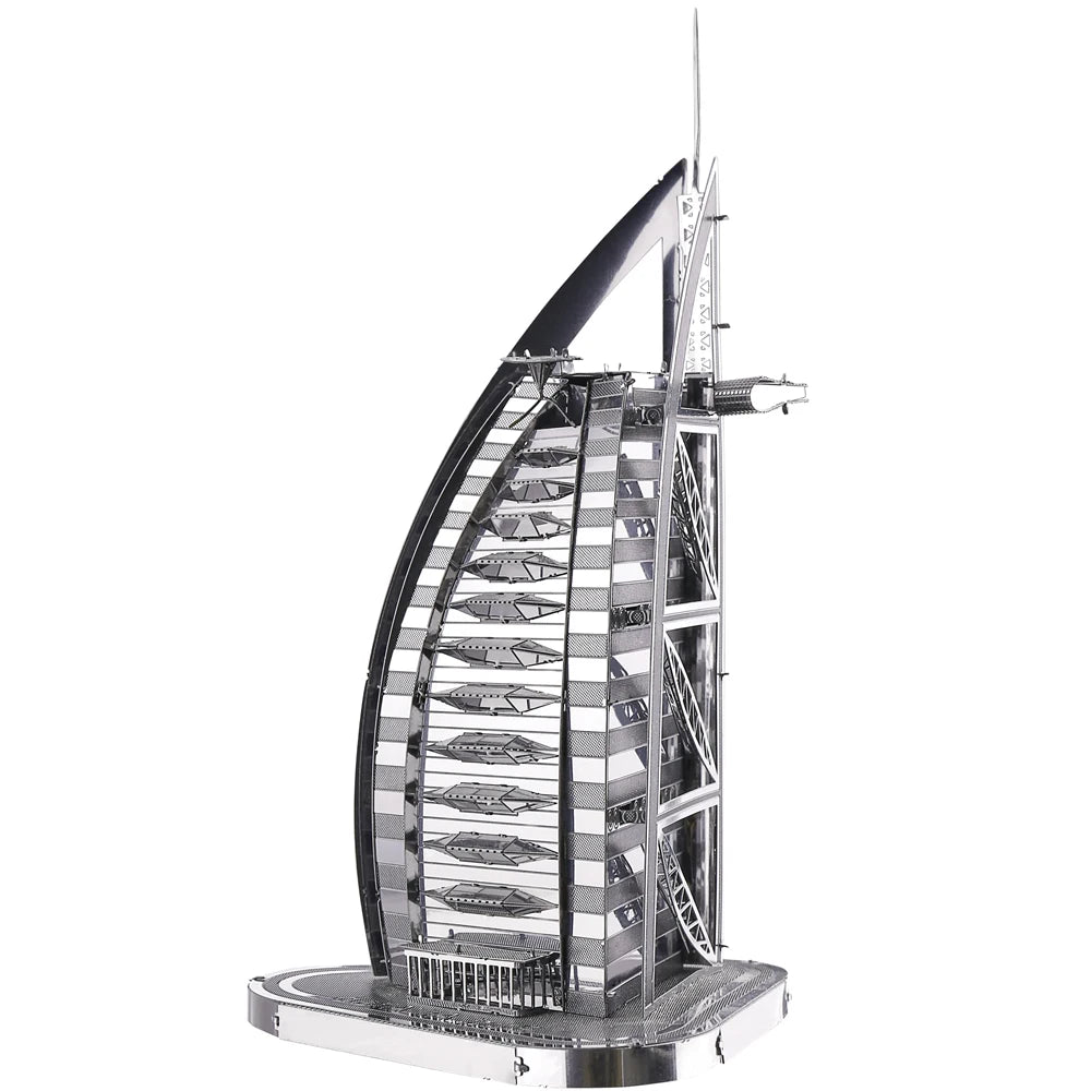 Hôtel Burj Al Arab - Puzzle 3D Métal & Architecture de Luxe