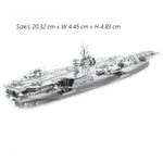 Puzzle 3D Métal - Flotte Navale Militaire - Corvette, Destroyer & Nautilus