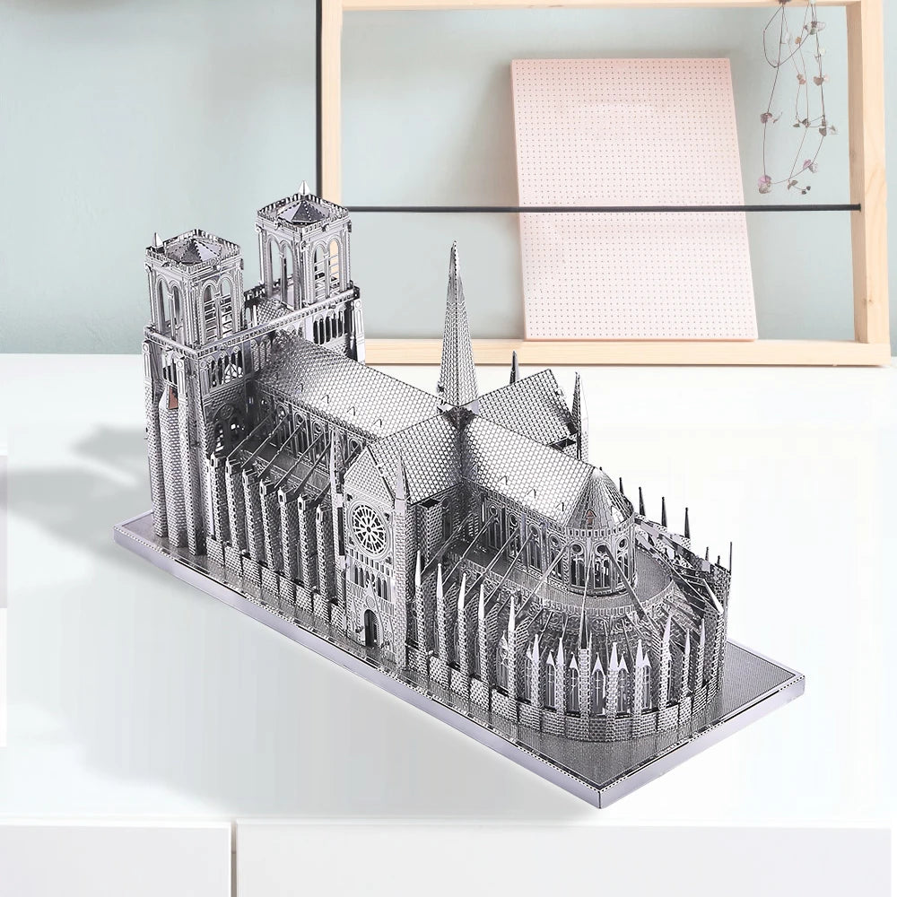 Notre-Dame de Paris - Puzzle 3D Métal & Architecture Gothique