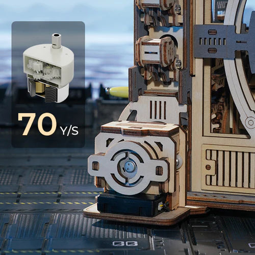 Vitesse du moteur de 70 tr/min